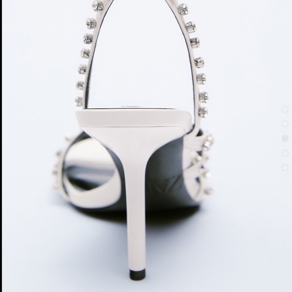 ZARA | High Heels Studded Sandals - Picture 3 of 7